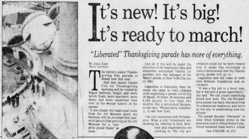 The time Philly almost didn’t have a Thanksgiving Day parade