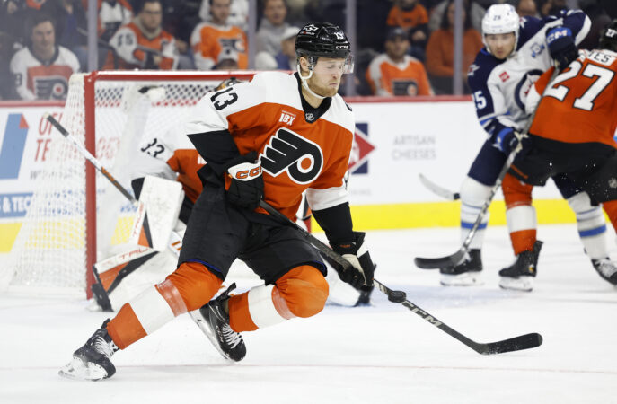 Flyers place Adam Ginning on waivers, signaling Emil Andrae is sticking around