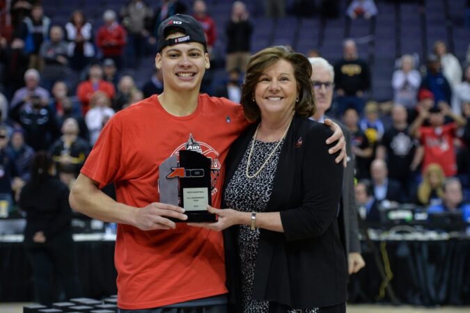 After nearly a half-century in college athletics, A-10 commish Bernadette McGlade is retiring