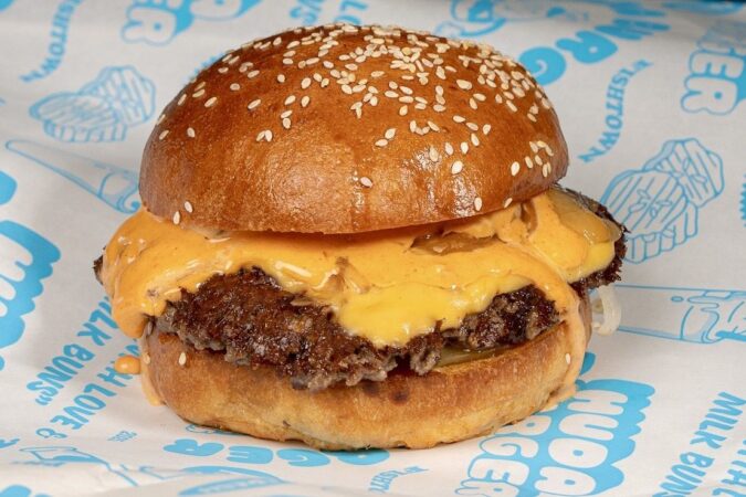 At the new Huda Burger in Fishtown, the secret ingredient is the buns