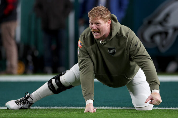 Eagles center Cam Jurgens takes the next step in concussion protocol by returning to practice