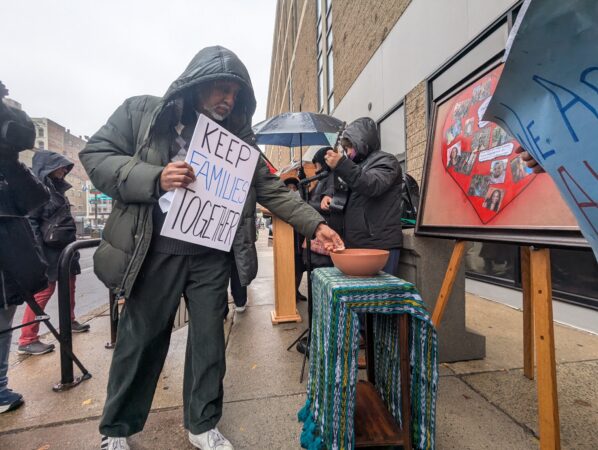 Faith communities are showing up at the ICE office for 40 weeks of prayer and protest