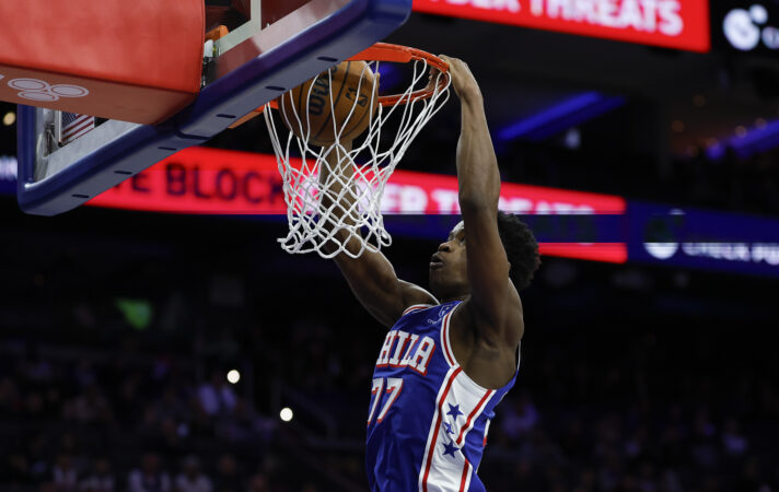 VJ Edgecombe sits out Sixers game with tightness in calf