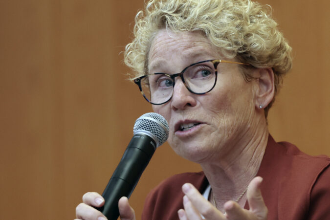 Chrissy Houlahan says she is ‘profoundly disappointed’ in lack of support from GOP colleagues after Trump’s sedition accusation