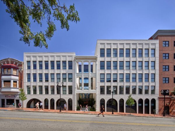Grids are out, brick is back, and Philadelphia architects have rediscovered the arch