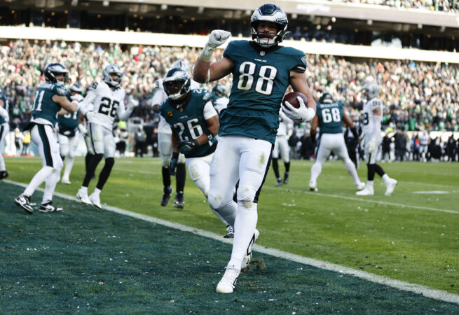 The Eagles put up a bunch of wild numbers in their win over the Raiders
