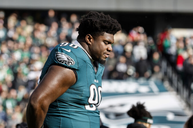 Jordan Davis found his voice and helped stabilize the Eagles defensive line