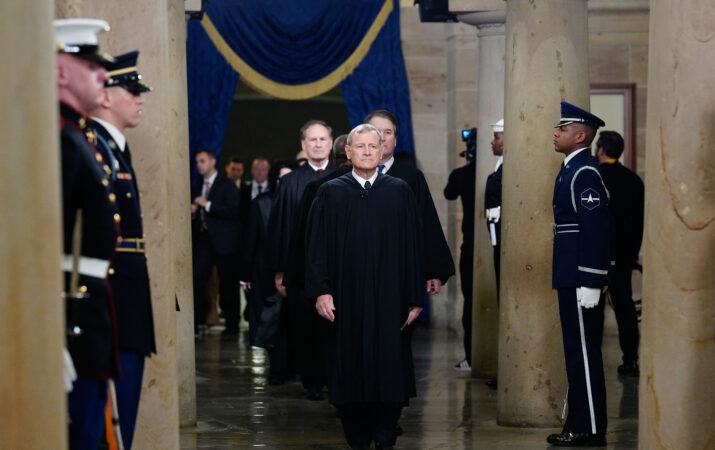 Chief justice says rule of law is strong at time of rising concerns