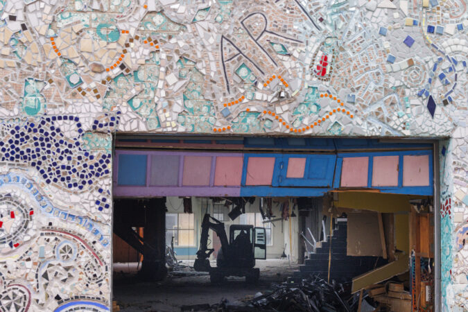 Demolition has started at the former Painted Bride building