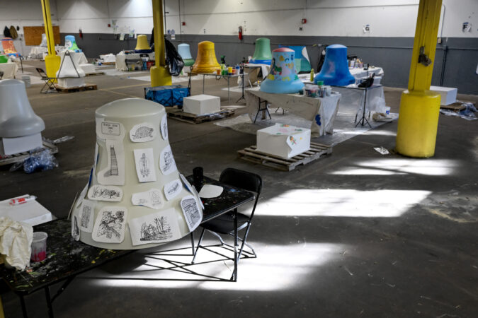 These 20 Philadelphia neighborhoods will have painted Liberty Bell replicas for 2026