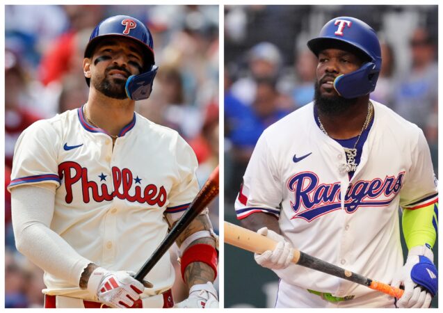 Adolis García could be the new Nick Castellanos, and he looks the part. Uncomfortably so.