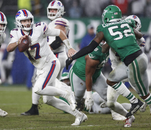 The Buffalo Bills know ‘it’s going to take all 11 guys’ on the field to stop an Eagles team with ‘a lot of dogs’