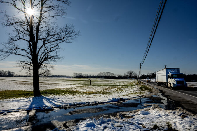 There’s a chance of snow late Monday night into Tuesday, turning to rain