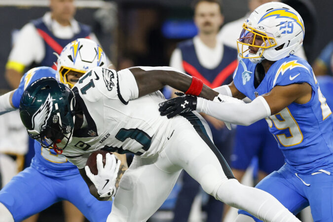 Eagles still big favorites vs. Raiders; plus, Week 15 odds for Jalen Hurts, A.J. Brown, and more