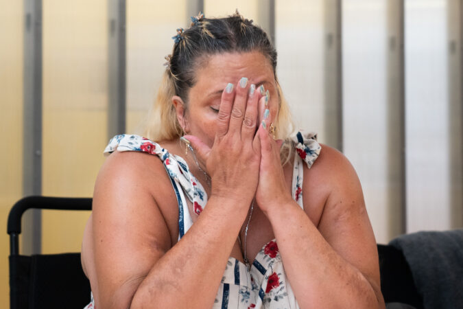 Drugs took both her sons and her leg. Now, Kelly Wyatt is committed to staying sober.