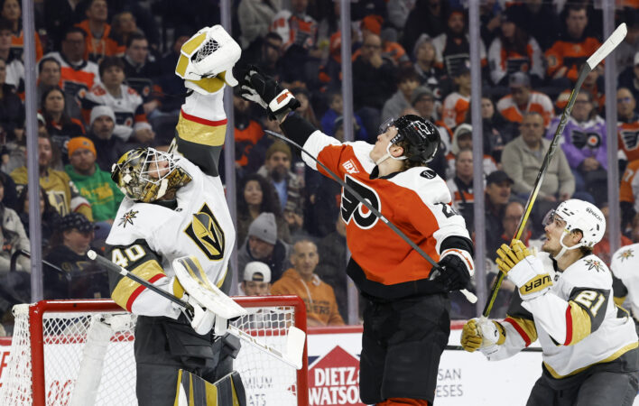 Flyers hang tough with the Golden Knights but lose on Mark Stone’s overtime game-winner