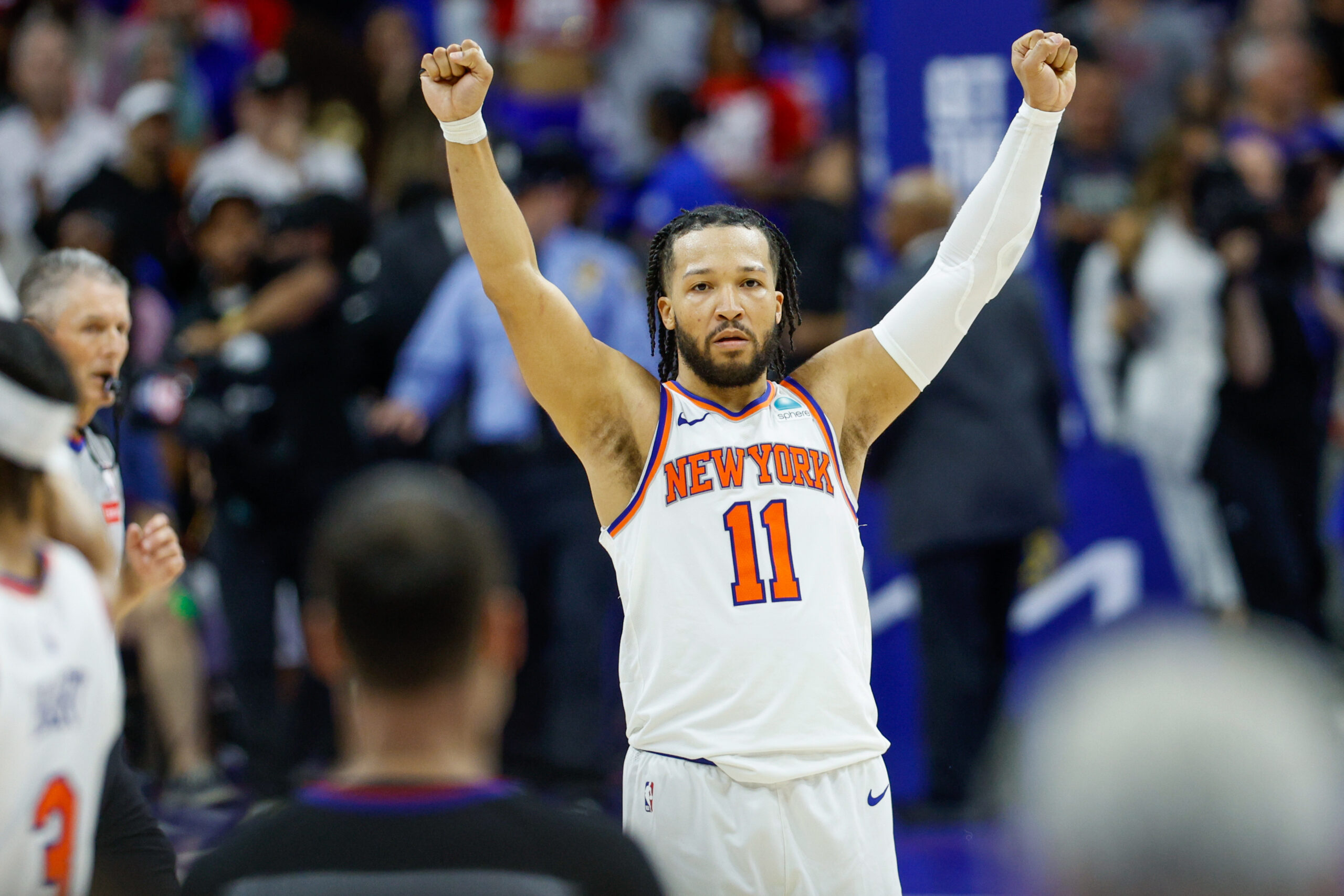 New York Knicks star Jalen Brunson has a new shoe and made sure to drop some off at his alma mater, Villanova.