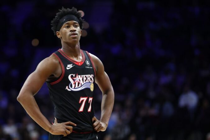 Rookie VJ Edgecombe knows he can score. He still defers to the Sixers’ Big Three.