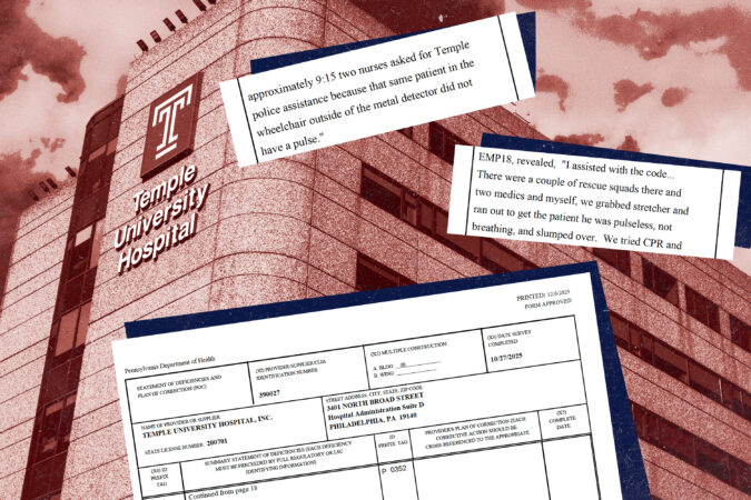 Temple University Hospital is being investigated by CMS over its care of a homeless patient who died