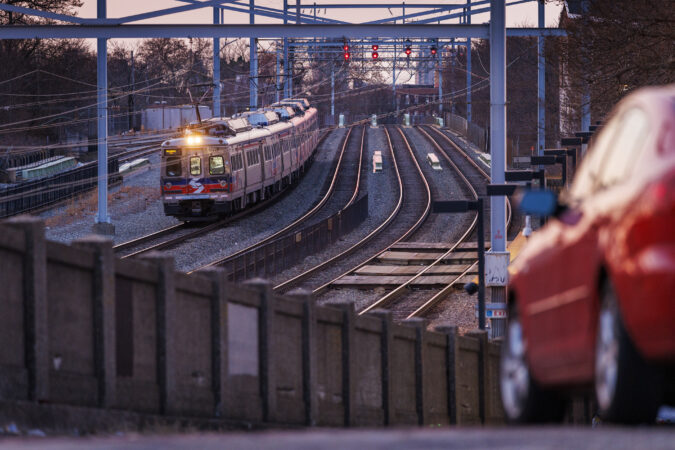 SEPTA Regional Rail delays this morning are due to a train pulling down overhead wires