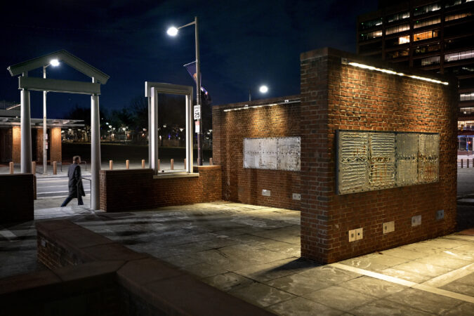 Removing history next to the Liberty Bell