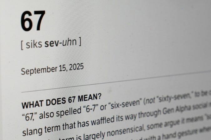 Viral ‘6-7’ tops a 2025 list of overused words and phrases