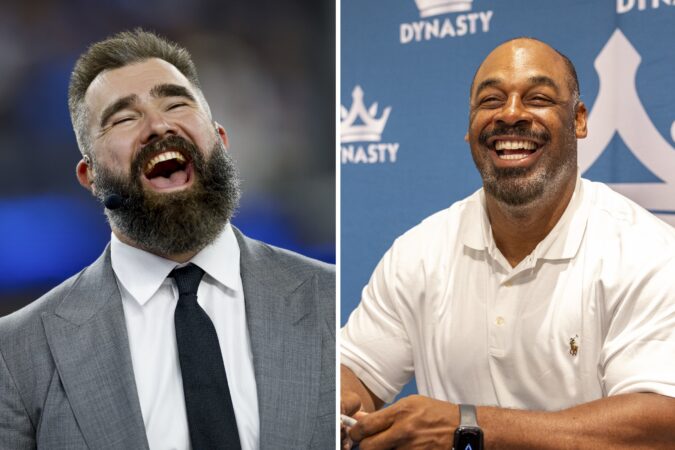 Jason Kelce defends Kevin Patullo but blasts ‘mediocre’ Eagles; Donovan McNabb points finger at A.J. Brown
