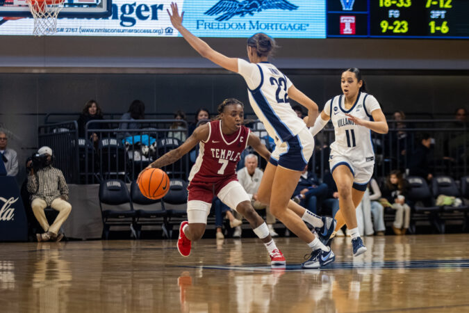 Temple's Kaylah Turner in action against Villanova. Turner scored 31 points in a loss at Tulsa.