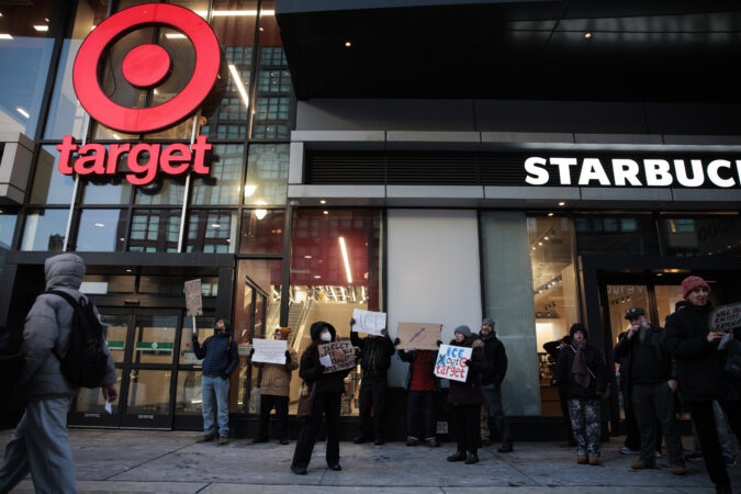 Immigration activists stage protests at Philly Target stores, demand the company reject ICE