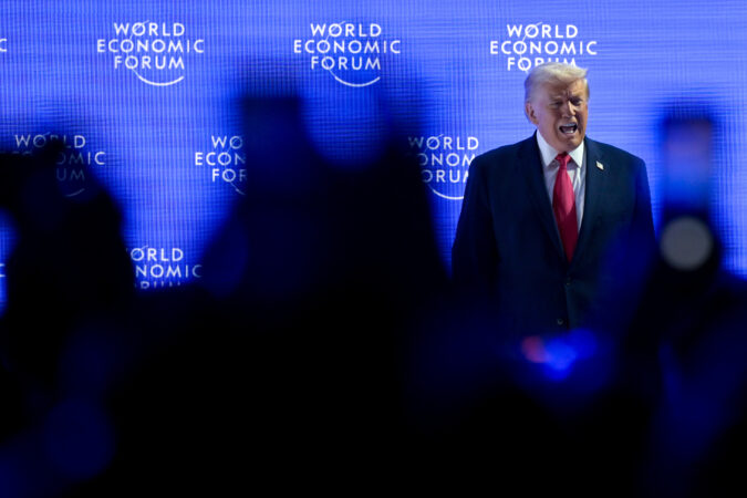 Trump in Davos says NATO should allow the U.S. to take Greenland but he won’t use force