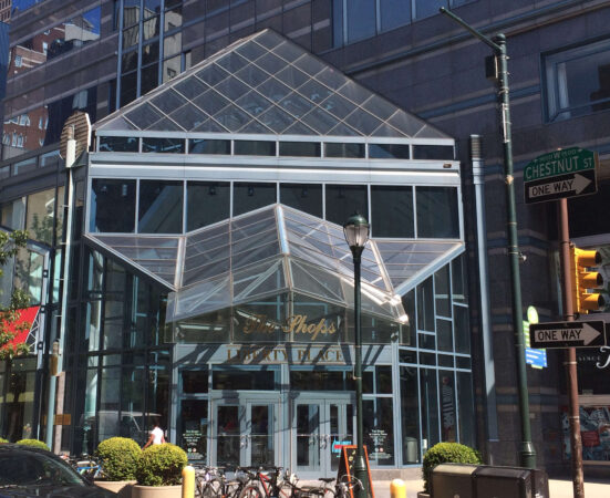 The Shops at Liberty Place are for sale