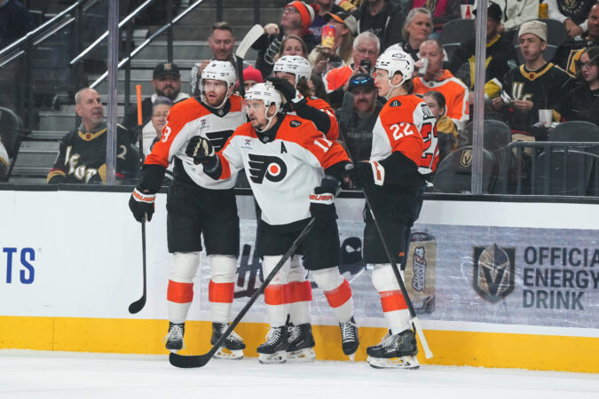 Travis Konecny scores twice, Flyers snap six-game losing streak with 2-1 win at Vegas