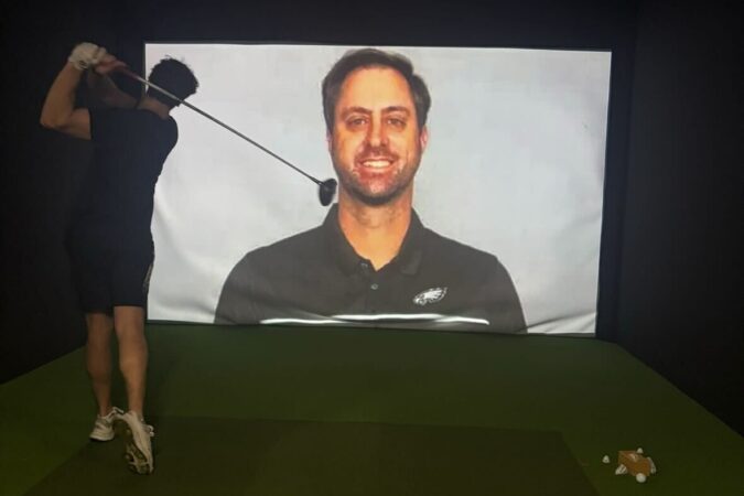 Philly-area golf simulator facility is letting angry Eagles fans smash golf balls into Kevin Patullo’s face