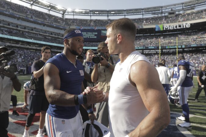 Saquon Barkley is extra excited for a showdown with Christian McCaffrey, ‘one of the best to ever do it’