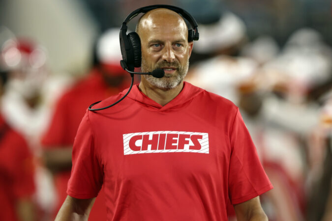 Kansas City Chiefs offensive coordinator Matt Nagy.