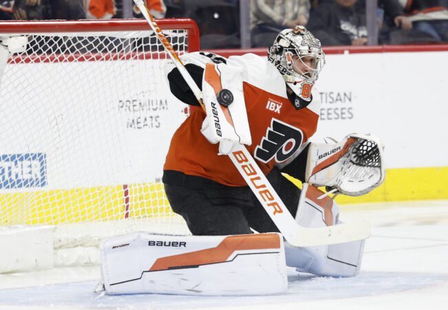 Flyers goaltender Dan Vladař is day-to-day, and if he'll travel with the team on their road trip, is still uncertain.