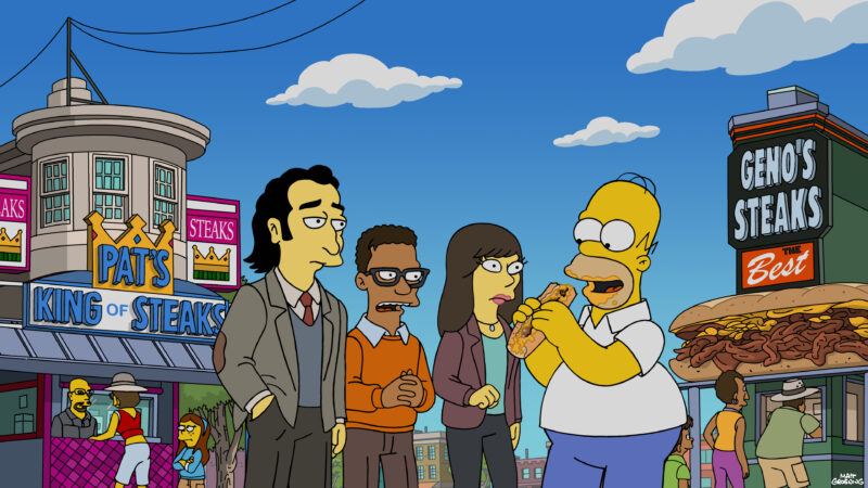 For its special 800th episode, ‘The Simpsons’ is headed to Philadelphia