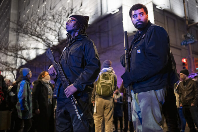 As Minneapolis shooting stirs fears of state violence, several Black Panther Party members made their presence known in Philly