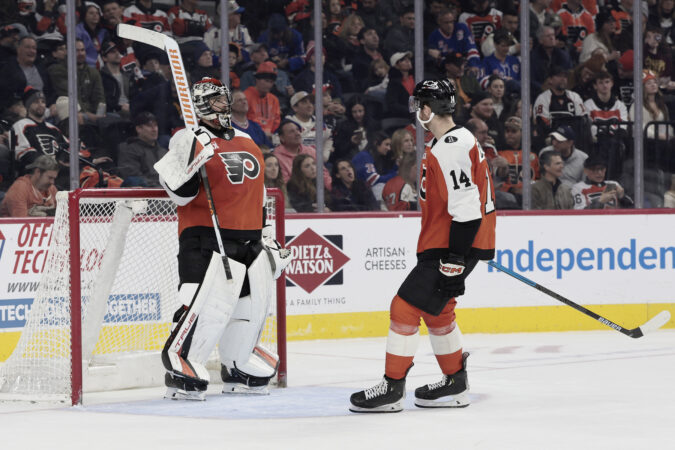 The Flyers waste an early three-goal lead, fall in overtime to the Mammoth