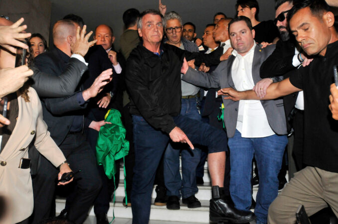 Bolsonaro leaves Brazilian prison to undergo medical examinations after fall from his bed