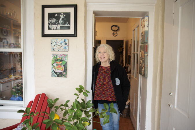 Chris Summers posed for a portrait this month at her home.