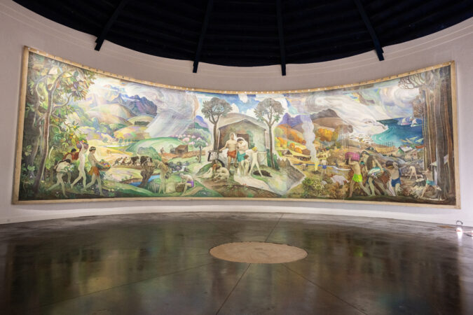 A colossal 1932 N.C. Wyeth mural is reborn