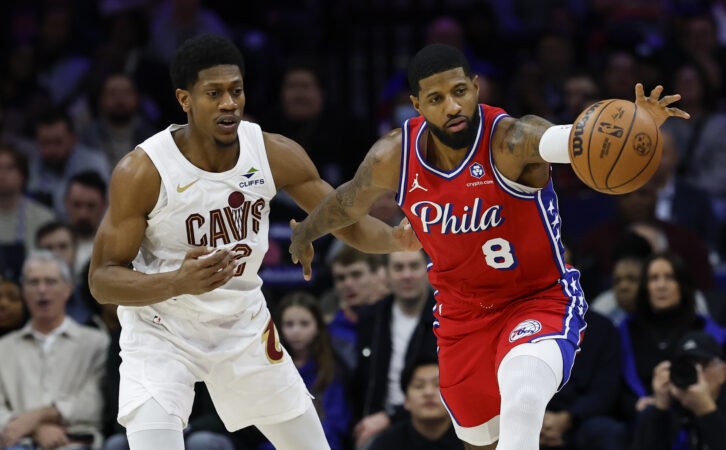 Paul George out Tuesday vs. Suns with left knee injury management