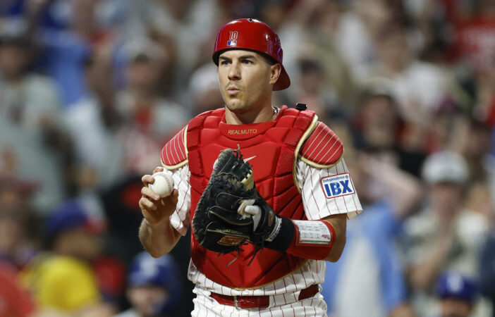 J.T. Realmuto is glad to be back with the Phillies and believes he can bounce back at the plate