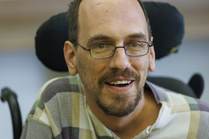 A car accident derailed his education 25 years ago. Now he’s returning to college alongside others with physical disabilities.