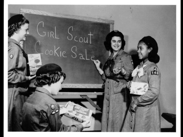 The first public Girl Scout cookie sale took place at the intersection of Broad and Arch Streets