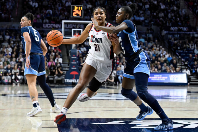 Top-ranked UConn routed Villanova, but there were still plenty of lessons to learn