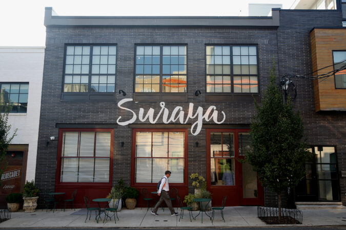 Suraya is temporarily closed after a rooftop fire next door in Fishtown