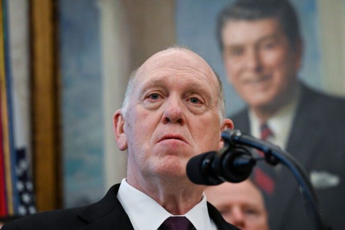 White House border czar Tom Homan in December at the White House.