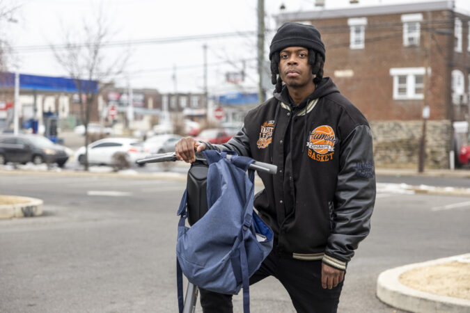 Towed by the PPA, frustrated with SEPTA, he took an electric scooter onto Lincoln Drive